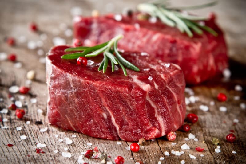 Eat raw steak -Image from Shutterstock