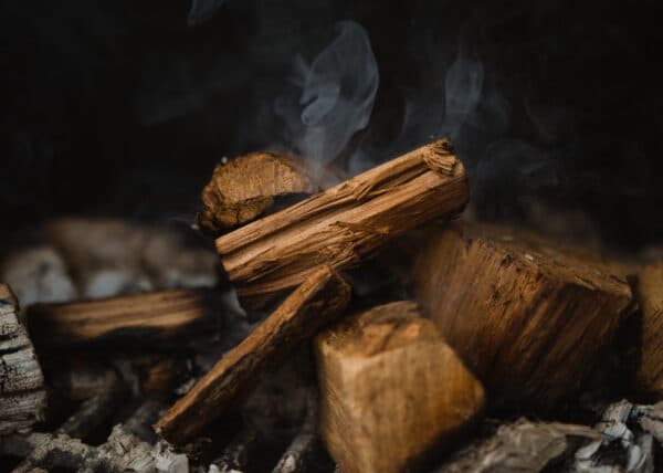 Wood chunks for smoker