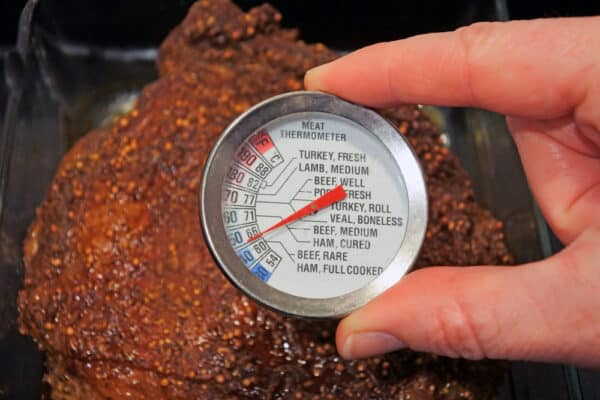 Meat thermomter used in Smoker