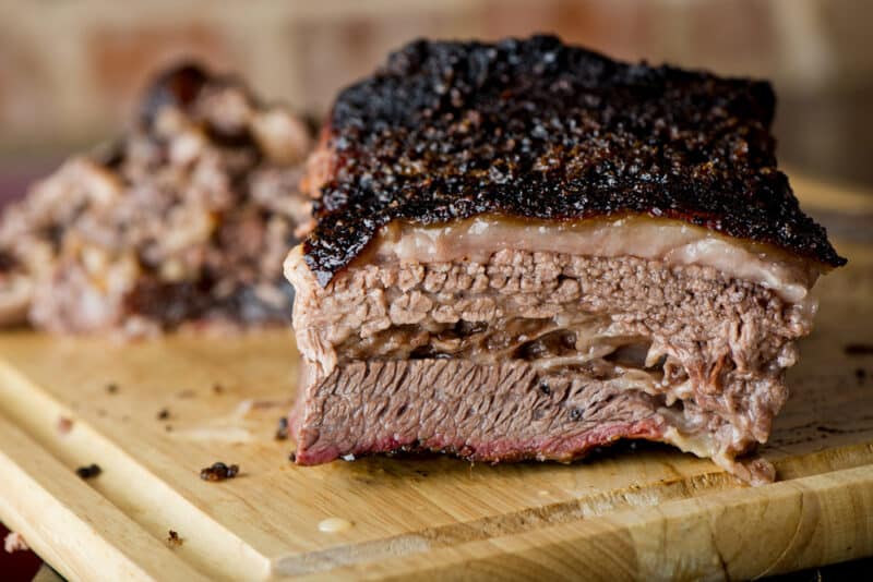 Beef,Brisket,Barbecue.,Chopped,Beef,Brisket.,Traditional,Texas,Smoke,House